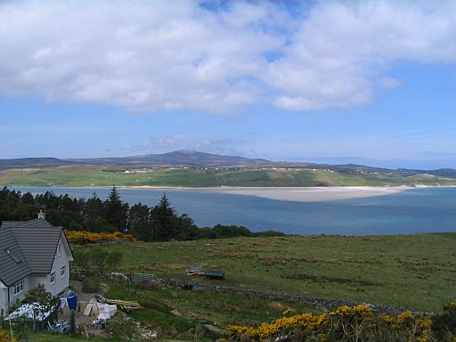 A view over the Kyle of Tongue, A838
